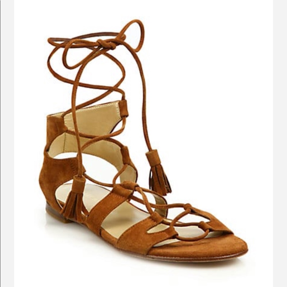 Brand new Stuart Weitzman Roman suede sandals